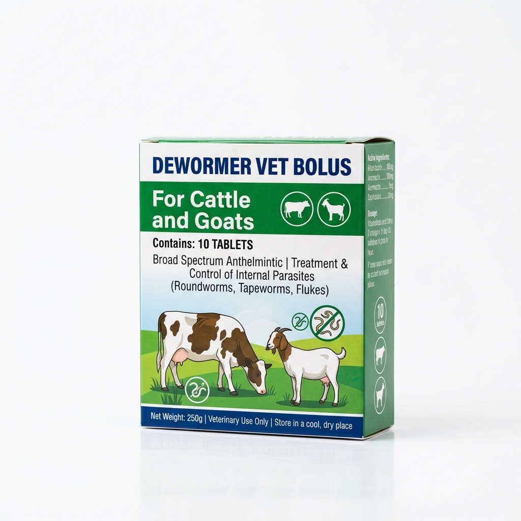 Dewormer Vet Bolus 10 Tablets